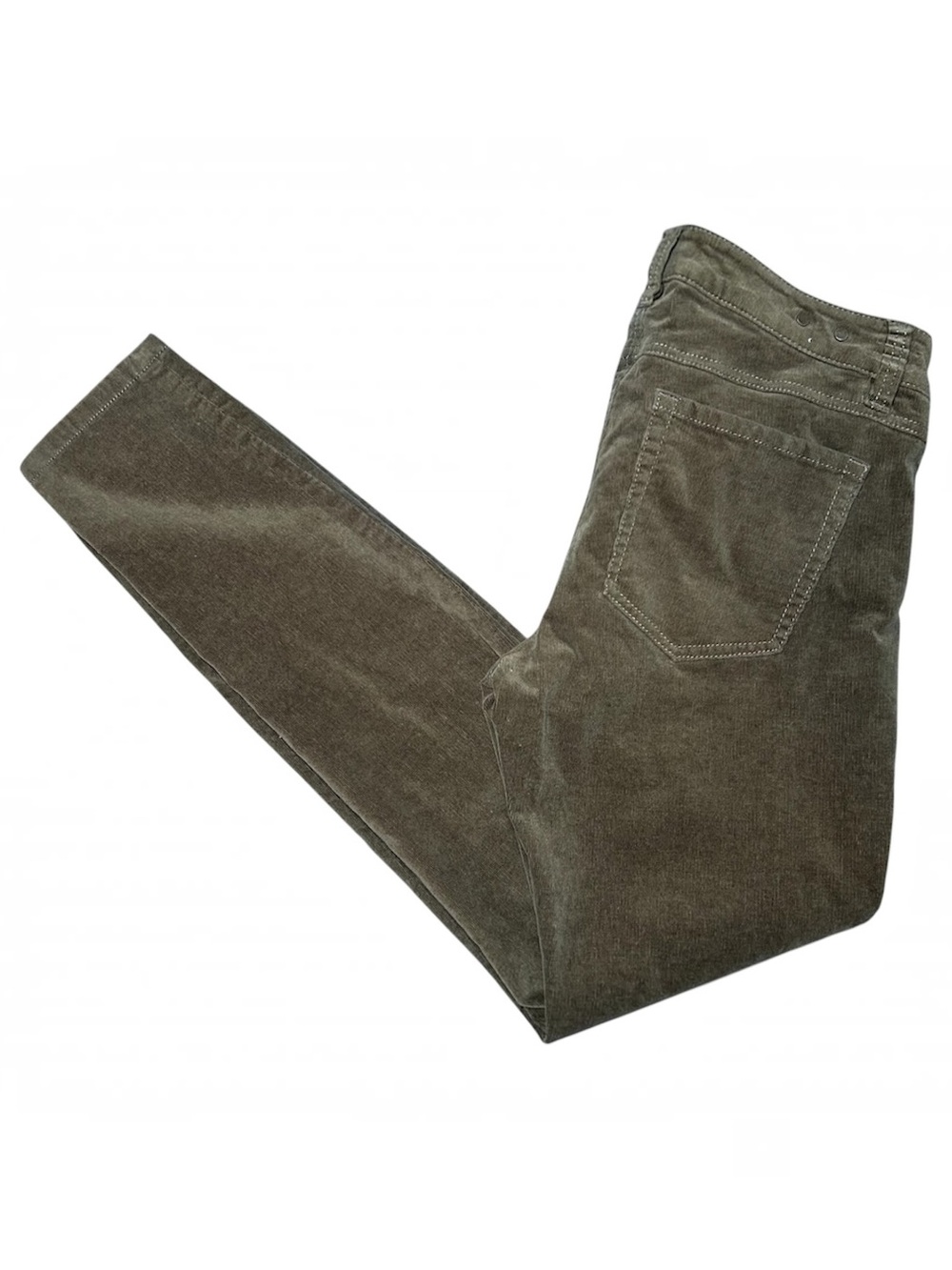 Cabi Women’s Corduroy Jeans Sz 6 Small Brown Skinny Low Rise Stretch #367